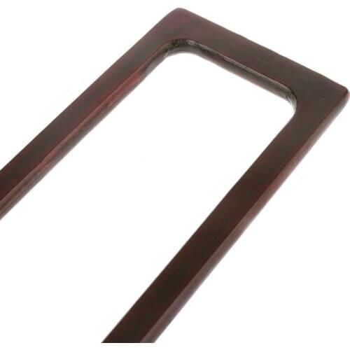 Wooden Rectangle Shaped Handles Replacement For DIY Making Bag Handbags Purse Shopping Tote P15D