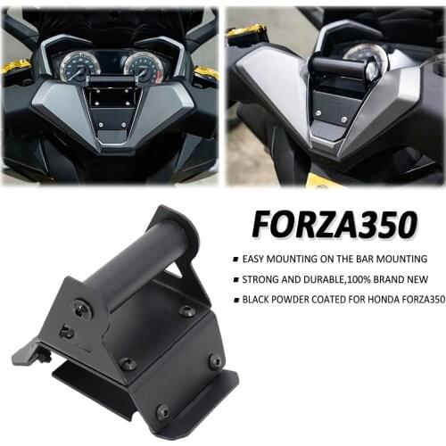 For Honda Forza 350 2020 2021 NEW Motorcycle Front Phone Stand Holder Smartphone Phone GPS Navigaton Plate Bracket