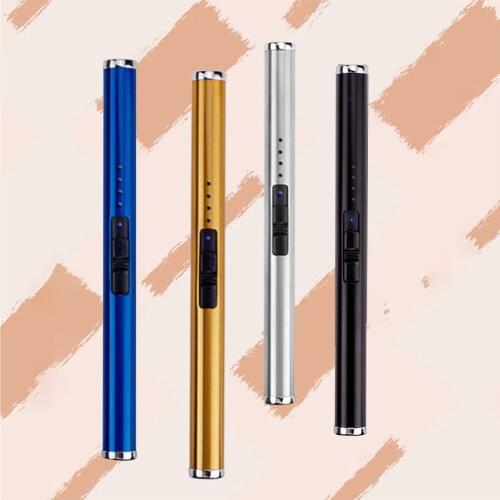 Electric BBQ Lighter USB Windproof Flameless Plasma Ignition Kitchen Encendedores Unusual Gas Lighter For Stove Kitchen Torch