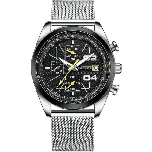 Ever Move Men's Watch With Leather Strap