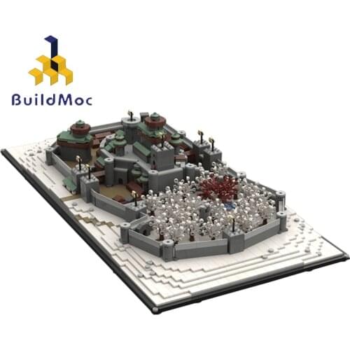 MOC-25236 3052pcs Movie Series Classic TV Power Game Winterfelled Castle City House Building Blocks Toys Winter is come