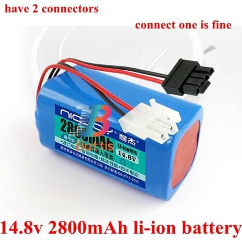 Lithium 14.8V 2800mAh 18650 4S Li ion battery pack 2.8ah 14.8V 42wh bateria for Sweeper CEN540 CR120S V780 CEN546 CR130 131