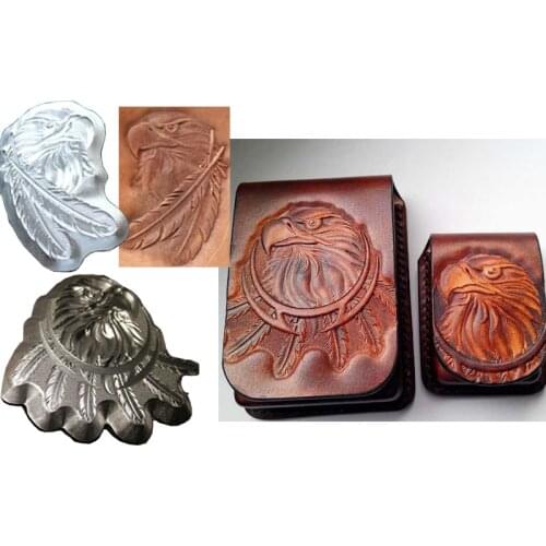 Locomotive style 3D American Eagle Emboss Hand-work leather working tools carving punches stamp craft with leather carving tools