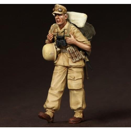 1/35 Resin Model figure GK Soldier soldier Brigade Ramcke El Alamein WWII Military theme Unassembled and unpainted kit