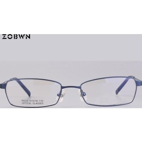 Wholesale Classic Simple metal frames myopia Eyeglasses Men Women Square Eyeglasses Frame Unisex Optical Glasses Oculos De Grau