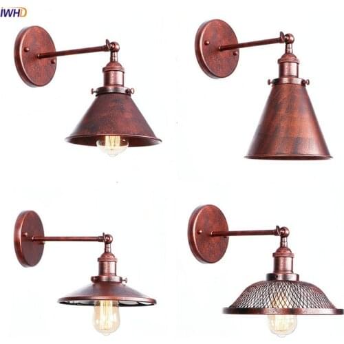 IWHD Loft Style Retro LED Wall Light Fixtures Living Room Edison Vintage Industrial Wall Lamp Sconces Wandlamp Lamparas De Pared