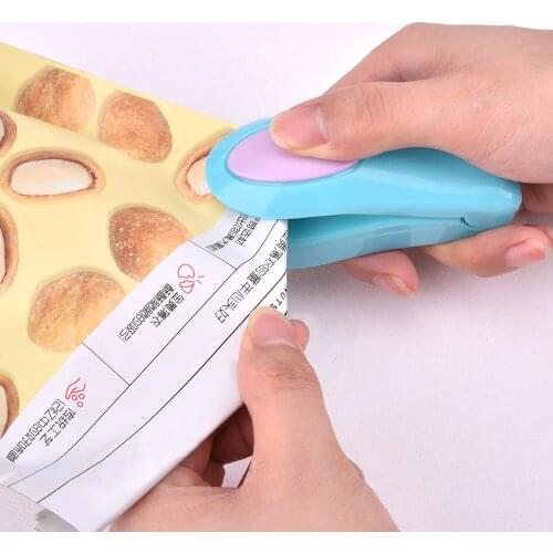 Mini Portable Bag Clips Home Electric Heat Sealing Machine Vacuum Bag Sealer Capper For Packing Plastic Bag Clip Kitchen Storage
