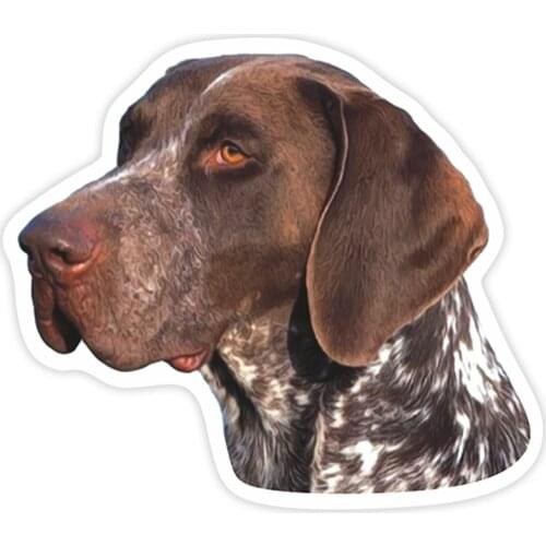 S40233# Various Sizes Decal German Shorthaired Pointer Car Sticker Waterproof on Bumper Rear Window Laptop Refrigerator Toilet