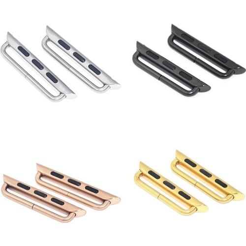 Adapter connector For Apple Watch band 44mm/40mm iwatch 42mm/38mm Stainless Steel connector apple watch 5 4 3 se 6