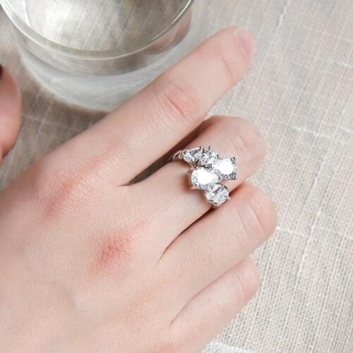 Wuli&baby Engagement Rings