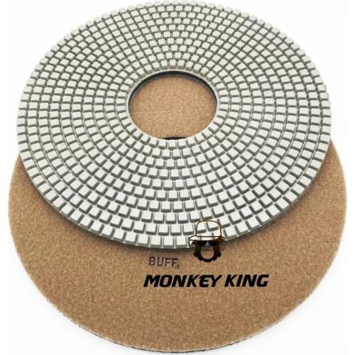 400mm Wet Dry Diamond Polishing Pad for Concrete Cement Terrazo Stone 14mm Thickness