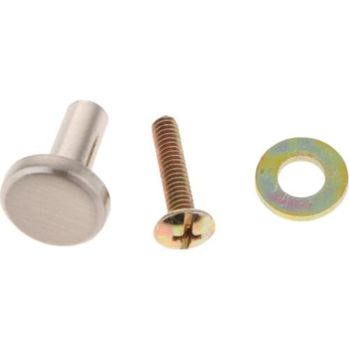 6x Handmade Leather Furniture Handles Drawer Pull Door Knob Light Brown