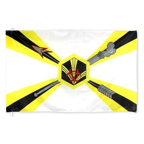 70*105cm russia NBC Protection Troops radiation chemical and biological protection civil defence forces flag