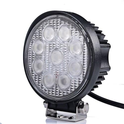 LED Work Light Flood Beam 27w 60 Degree Offroads Driving Truck Boat 12v 24v 4wd 4 X 4 Off Road