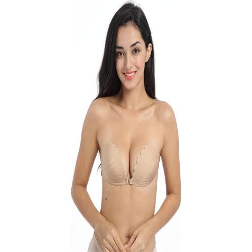 Shell thickened invisible bra Seamless Wireless Self Adhesive Stick On Bras Strapless Push Up Bras For Women Sexy Lingerie Invis