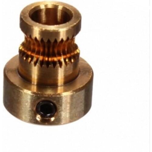 DuoWeiSi 3D Printer Parts 1.75mm 3mm extrusion wheel Squeeze Wire Wire Feed Rolls Reprap For Mendel feed gear