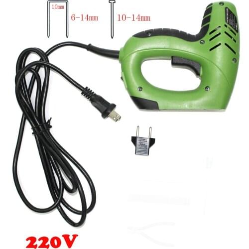 F15 U Staple 2 In 1 Framing Tacker Electric Nails Staple Gun 220V Electric Power Tools Electric Stapler Gun With 600pcs Nails