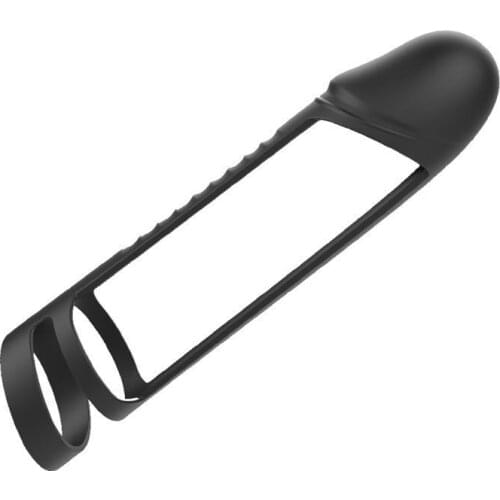 Ejaculation Delay Cock Sleeve Male Dildo G Spot Durable Penis Ring Stimulator Dick Enlargement Extender for Men Sex Toys