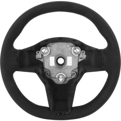 Steering Wheel Leather Metal Black Car Accessory Replacement for Tesla MODEL 3 2017+ Auto Steering Wheel New Arrivals