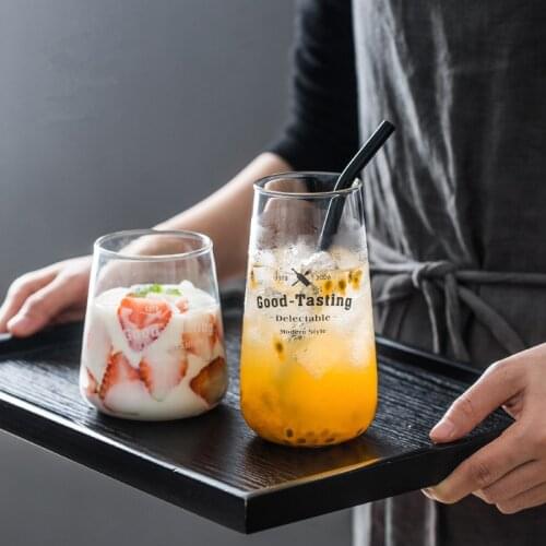 Creative Drinkware Glass Couple Cup Christmas Gift Coffee Tea Tools Water Cup Glass Mug With Handle Morning Milk Mugs