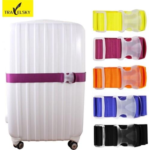 Cross straps Strong Nylon available size 20 to 28 inches suitcase Travelsky 13026 Strapping Free shipping