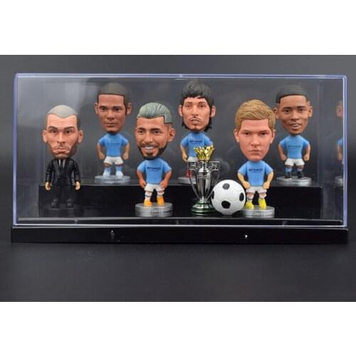 High Meticulous 6.5cm Sterling Aguero De Bruyne Jesus Gundogan Silva 2.5in Height MC2020 Activity Doll Figure Toy