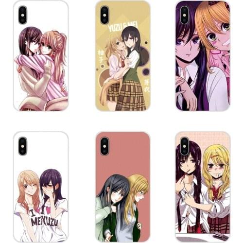 Anime lesbian Citrus Yuzu Aihara Mei Popular For Samsung Galaxy A3 A5 A7 A9 A8 Star A6 Plus 2018 2015 2016 2017 Soft Shell Cover