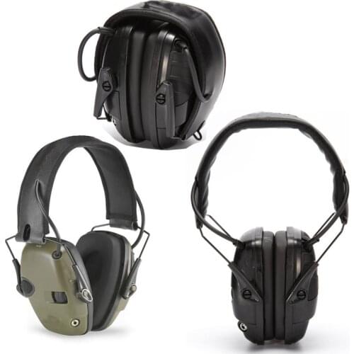 New Outdoor Sports Anti-noise Impact Sound Amplification Electronic Shooting Earmuff Tactical Hunting Hearing Protective Headset