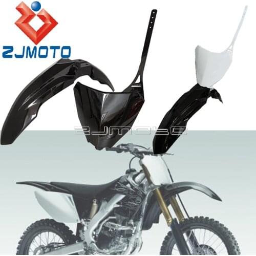 Racing Motocross Front Number Plate for Honda CRF250R CRF450R CRF 250 450 R RX 2017-2020 MX Off Road Red Front Fender Mudguard