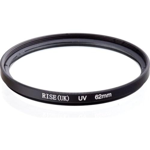 RISE(UK) 62mm UV Ultra-Violet Filter Lens protector Haze For Pentax Nikon Canon Sony