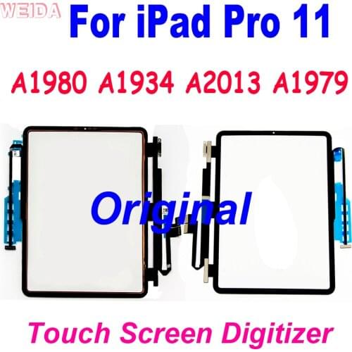Original 11'' Touch For iPad Pro 11 A1980 A1934 A2013 A1979 Touch Screen Digitizer Glass Panel Replacement For iPad Pro 11 Touch