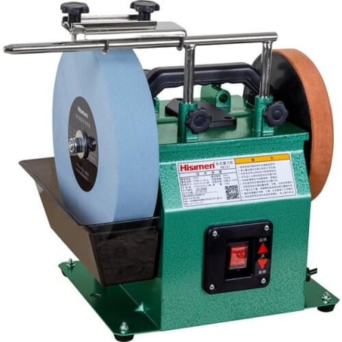 220W 10 inch Forward and reverse White corundum grinding machine H8101 Low speed grinder Polishing machine