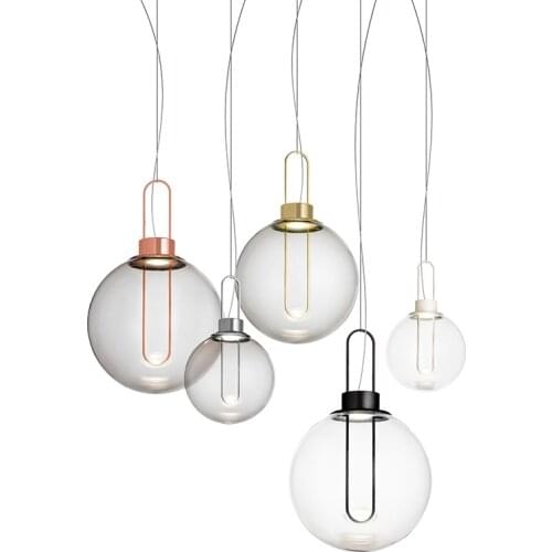 LED Nordic Iron Glass Bubble Designer LED Lamp LED Light.Pendant Lights.Pendant Lamp.Pendant light For Dinning Room