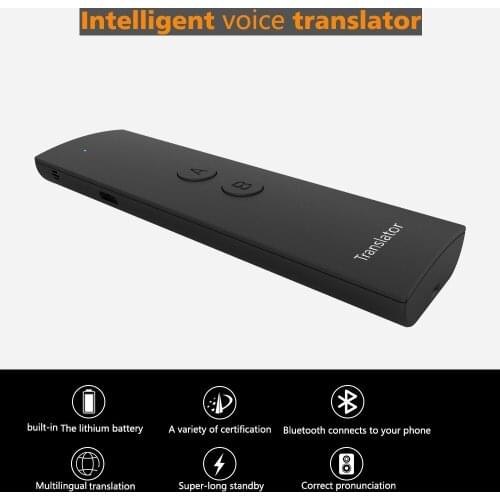 Smart Voice Translator 30 Multi Languages In Real Time Instant Bluetooth Text Translation AI Learning Travel Conversion APP T6