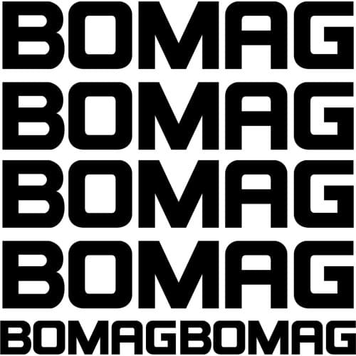 For BOMAG old aufkleber sticker ruttelplatte vibratory plates 6 Sticker Car Styling