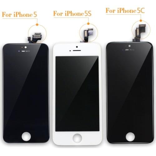 AAA+++ For iPhone 5 5c 6 lcd With Touch Digitizer Assembly Screen Replacement Display For iPhone 5s 6 6s 7 8 plus LCD with Gift