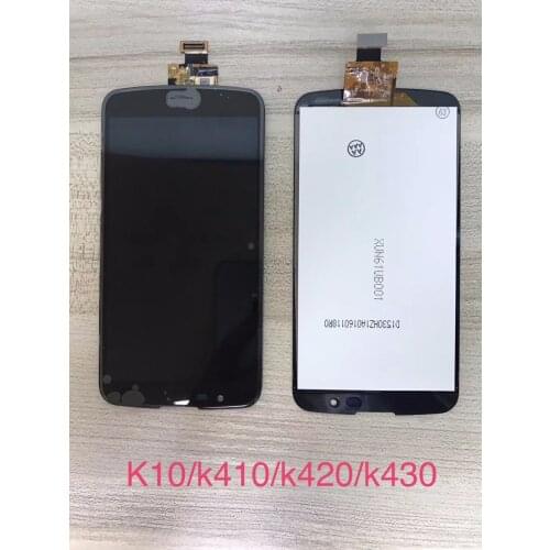 10 PCS/Lot 100% Original Quality No Dead Pixel Display For LG K10 LTE K420N K410 K430 K430DS Touch Panel Screen Digitizer Frame