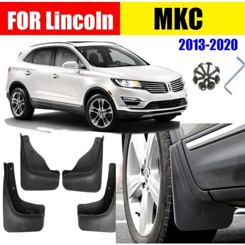 Auto styline For lincoln MKC Mudguardf Fenders Mudflaps Guard Splash Fender Mudguards Mud flap car accessories Front Rear 4 pcs