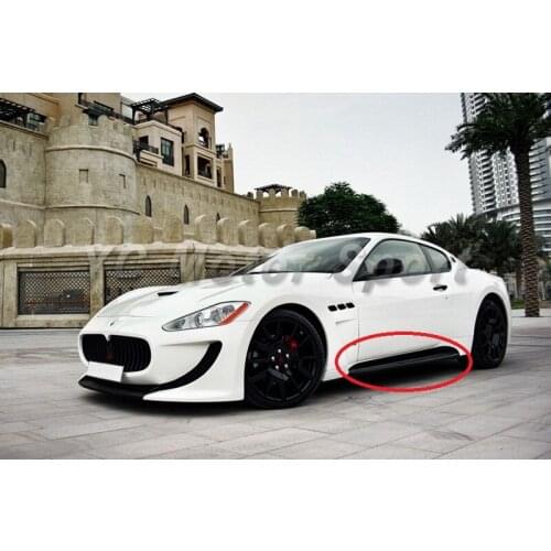 FRP Fiber Glass GT-MC-Corse-Style Side Skirt Fit For 2008-2013 Gram Turismo GT GTS(Need Fit GT-MC-Corse-Style Front Fender)