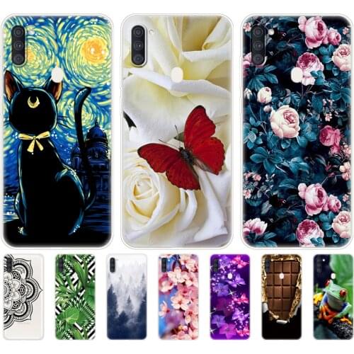 For Samsung A11 Case 6.4" Silicon Soft Tpu Back Phone Cover For Samsung Galaxy A11 Galaxy A 11 SM-A115FZWNSER a115 Coque Bumper