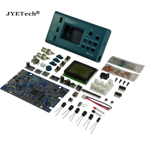 JYETech DSO068 LCD Digital Storage Oscilloscope DIY kit Frequency Meter with Case Cover 3MHz 20MSps For signal tester