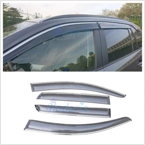 For Toyota RAV4 XA50 2019 2020 Front & Rear Window Exterior Visor Shade Sun Rain Guard Deflector Car Styling Accessories