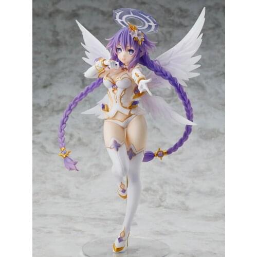 25cm Japanese Anime Hyperdimension Neptunia Purple Heart Neptune PVC Action Figures collection Model toys for gift