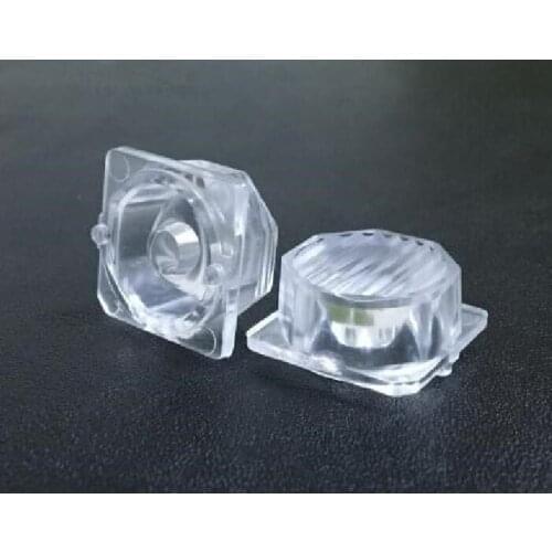 #JS-16.5 High quality Waterproof Led Lens, 15X45 degree, Lens Size: 16.5X16.5X8mm, Suitable for: 3030, Stripe surface, PMMA