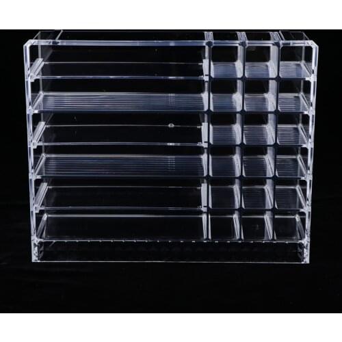 Cosmetic Organizer Clear Acrylic Makeup Box Display Perfume Display Rack Lipstick Stand Rack Cosmetic Organizer Holder Box
