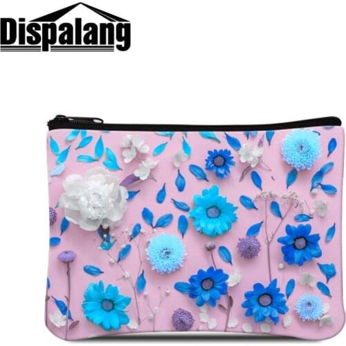 Trendy Wallet for Lady Small Girls Purse New Product Wholesale Personalized Custom Coin Bag Mini Zipper Pouch Floral Printing