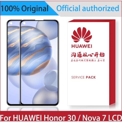 Original 6.53'' LCD Display For Huawei Honor 30 / Nova 7 LCD With Touch Screen Digitizer Assembly Repair Replacement Parts