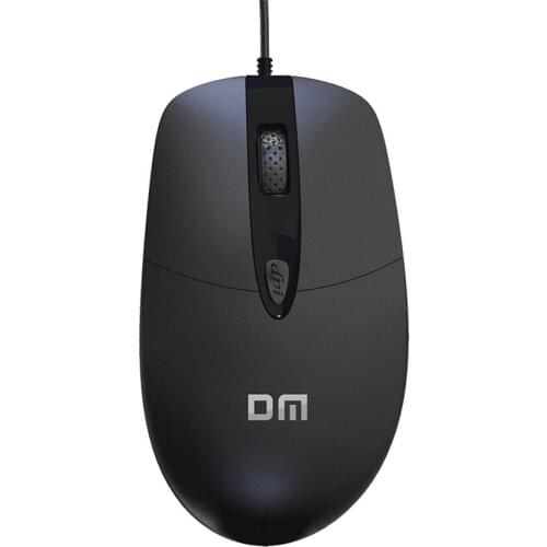 DM K5 USB Profession Wired Gaming Mouse 4 Buttons 1000 DPI Adjustable Ambidextrous Mice For Laptop PC Gamer Computer