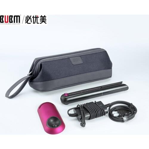 BUBM bag for Dyson Supersonic dryer storage organizer for hair dryer magnetic flip PU travel accessories