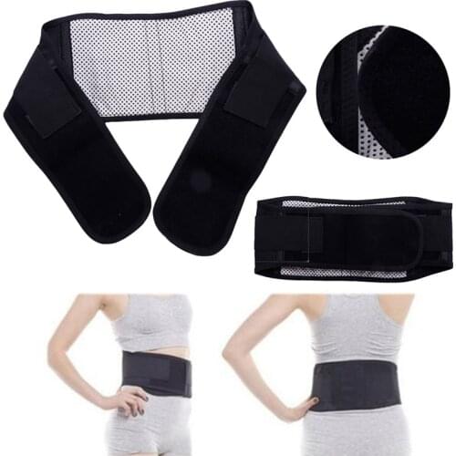 Tourmaline Waist Brace Support Belt Band Self Heating Lower Back Supports Magnetic Therapy Lumbar Waist Bandage Back Waist Belt